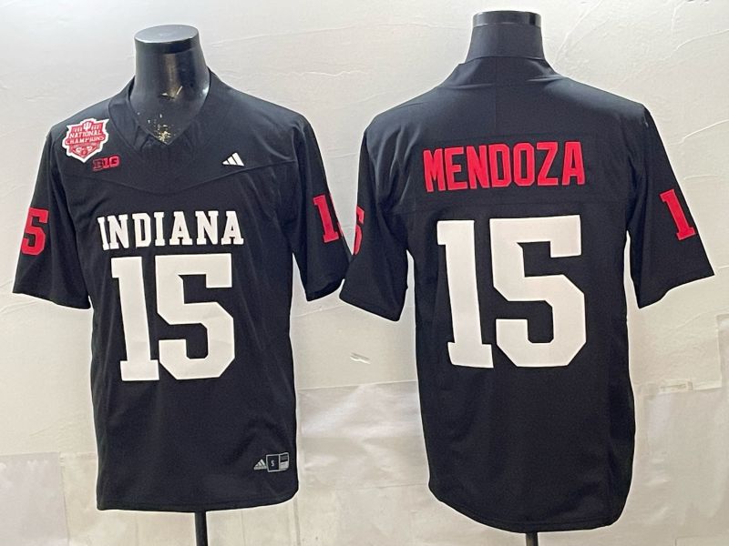 Men 2026 Ohio State Buckeyes #15 Mendoza Black Limited NCAA Jersey 082->ncaa teams->NCAA Jersey